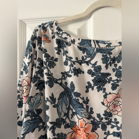 LOFT Size 18 Floral Long Sleeved Blouse π - Picture 10 of 10